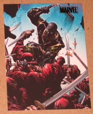Marvel Heroes and Villains (Rittenhouse 2010) Parallel Card #59- Ronin vs. The Hand EX