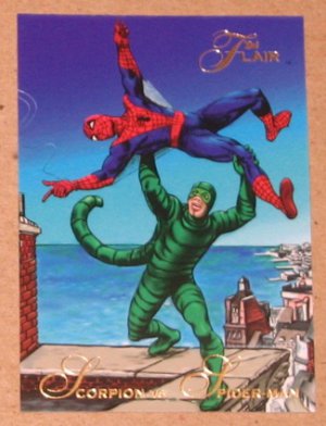 1994 Flair Marvel Universe (Fleer) Card #15- Scorpion vs. Spider-Man EX-MT