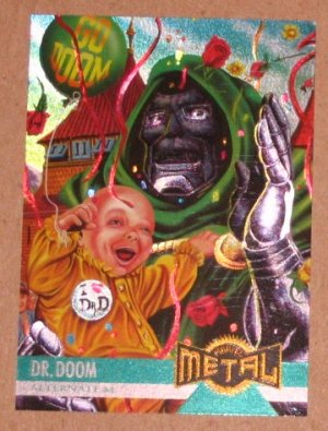 Marvel Metal (Fleer 1995) Card #128- Dr. Doom VG
