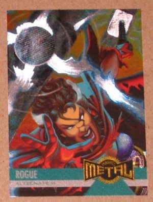 Marvel Metal (Fleer 1995) Card #132- Rogue EX