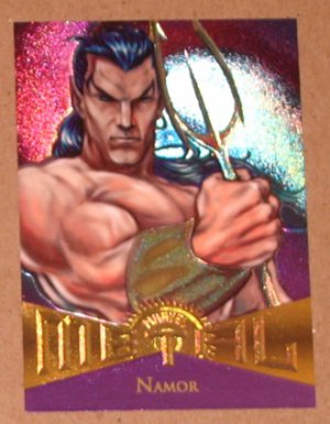 Marvel Metal (Fleer 1995) Card #37- Namor EX-MT