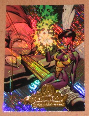 Marvel Masterpieces Set 2 (Upper Deck 2008) Avengers Chase Card A 9 - The Wasp EX