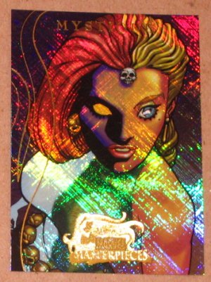 Marvel Masterpieces Set 2 (Upper Deck 2008) Heroines Chase Card MH 5 - Mystique EX