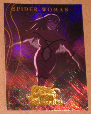 Marvel Masterpieces Set 2 (Upper Deck 2008) Heroines Chase Card MH 8 - Spider Woman EX