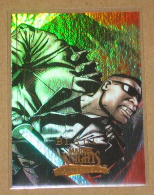 Marvel Masterpieces Set 3 (Upper Deck 2008) Knights Chase Card MK 1 - Blade EX