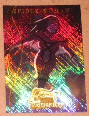 Marvel Masterpieces Set 2 (Upper Deck 2008) Heroines Chase Card MH 8 - Spider Woman NM