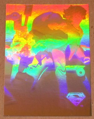 Superman Holo Series (Fleer/SkyBox 1996) Gold Card #5- Lois Lane VG