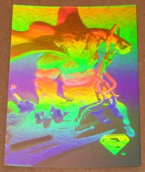 Superman Holo Series (Fleer/SkyBox 1996) Gold Card #41- The Solution EX