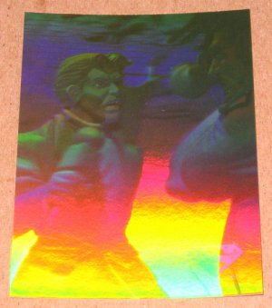 Superman Holo Series (Fleer/SkyBox 1996) Gold Card #7- Jimmy Olsen EX