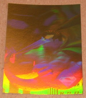 Superman Holo Series (Fleer/SkyBox 1996) Gold Card #34- Quelling Panic EX-MT