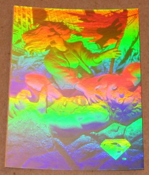 Superman Holo Series (Fleer/SkyBox 1996) Gold Card #39- The Price of Victory EX-MT