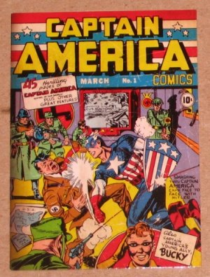 Captain America The First Avenger Movie (Upper Deck 2011) Comic Covers Card C-1 EX