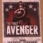 Captain America The First Avenger Movie (Upper Deck 2011) Poster Series Card P-2 EX