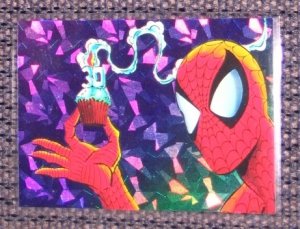 Spider-Man 2 30th Anniversary (Comic Images 1992) Prism Card P10- Creating NM