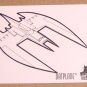 Batman and Robin, The Adventures of (SkyBox 1995) Coloring Card C8- Batplane EX-MT