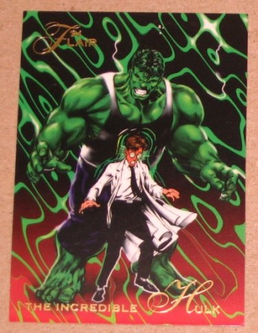 1994 Flair Marvel Universe (Fleer) Card #2- The Incredible Hulk VG