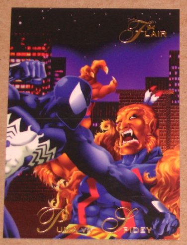 1994 Flair Marvel Universe (Fleer) Card #49- Puma vs Spidey VG