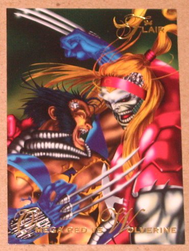 1994 Flair Marvel Universe (Fleer) Card #86- Omega Red vs Wolverine VG