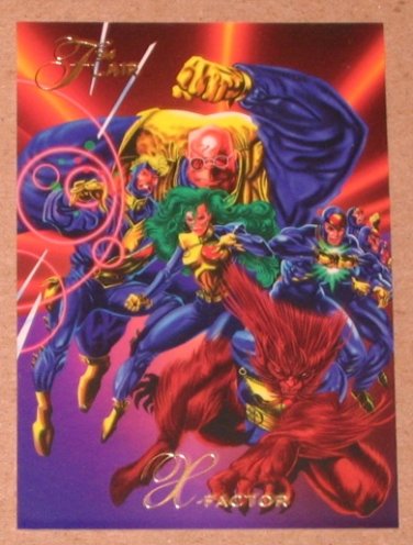 1994 Flair Marvel Universe (Fleer) Card #83- X-Factor EX
