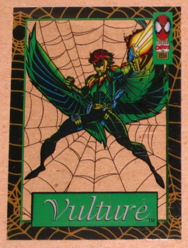 Spider-Man, the Amazing (Fleer 1994) Suspended Animation Card #8- Vulture EX-MT