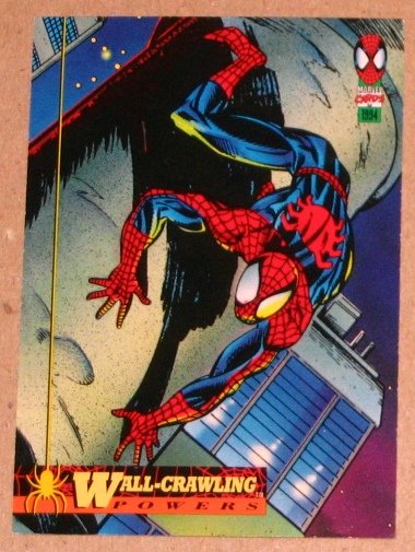 Spider-Man, The Amazing (Fleer 1994) Card #1- Wall-Crawling VG