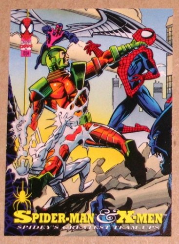 Spider-Man, the Amazing (Fleer 1994) Card #88- Spider-Man & X-Men VG