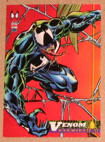 Spider-Man, the Amazing (Fleer 1994) Card #67- Venom EX