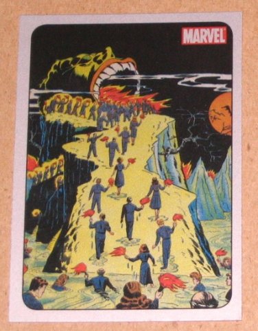 70 Years Marvel Comics (Rittenhouse 2010) Metalic Ink Parallel Card #12- Amazing Mysteries 1949 EX