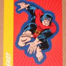 70 Years of Marvel Comics (Rittenhouse 2010) Sticker Card S17- Beast EX-MT