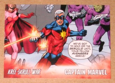 Avengers Kree-Skrull War (Upper Deck 2011) Character Card #2- Captain Marvel EX