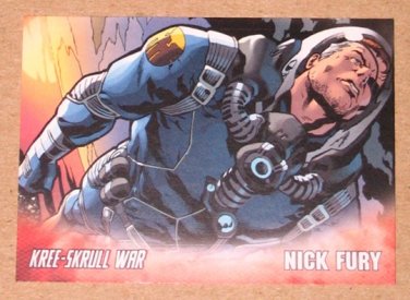 Avengers Kree-Skrull War (Upper Deck 2011) Character Card #4- Nick Fury EX