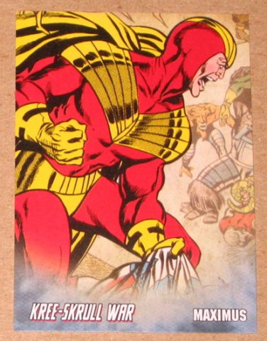 Avengers Kree-Skrull War (Upper Deck 2011) Retro Card R-13 Maximus EX