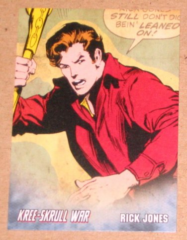 Avengers Kree-Skrull War (Upper Deck 2011) Retro Card R-16 Rick Jones EX