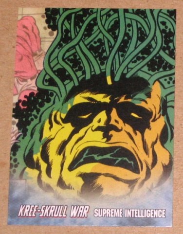 Avengers Kree-Skrull War (Upper Deck 2011) Retro Card R-22 Supreme Intelligence EX