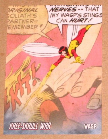 Avengers Kree-Skrull War (Upper Deck 2011) Retro Card R-27 Wasp EX