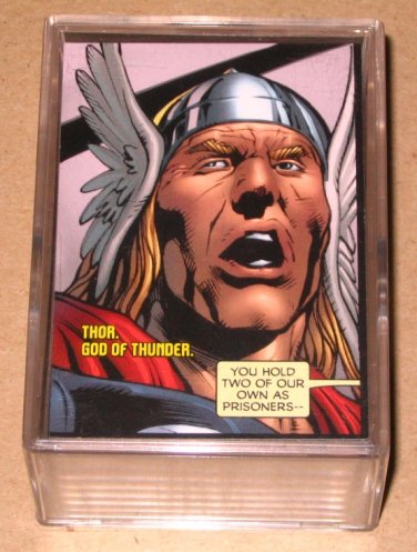 Avengers Kree-Skrull War (Upper Deck 2011) Untold Tales Sacrifice - Full 90 Card Set EX