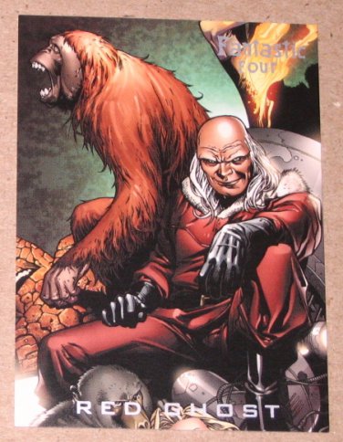 Fantastic Four Archives (Rittenhouse 2008) Nemesis Card N7- Red Ghost EX