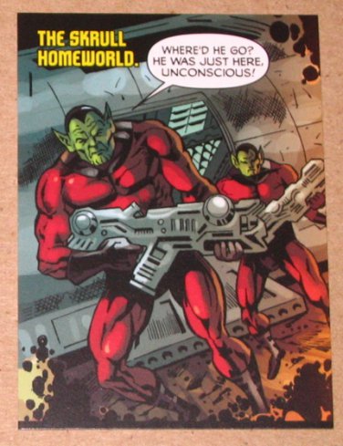 Avengers Kree-Skrull War (Upper Deck 2011) Untold Tales Power Card 4-1 EX
