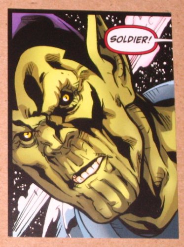 Avengers Kree-Skrull War (Upper Deck 2011) Untold Tales Soldier's Honor Card 5-18 EX