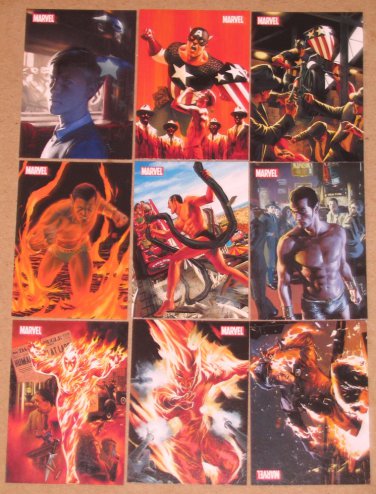 70 Years of Marvel Comics (Rittenhouse 2010) Tribute Card Set NM