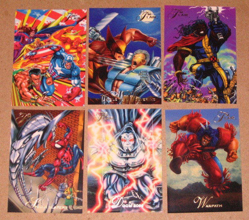 1994 Flair Marvel Universe (Fleer) Single Cards