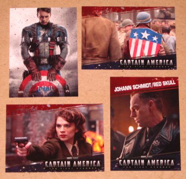 Captain America The First Avenger Movie (Upper Deck 2011) - Single Cards