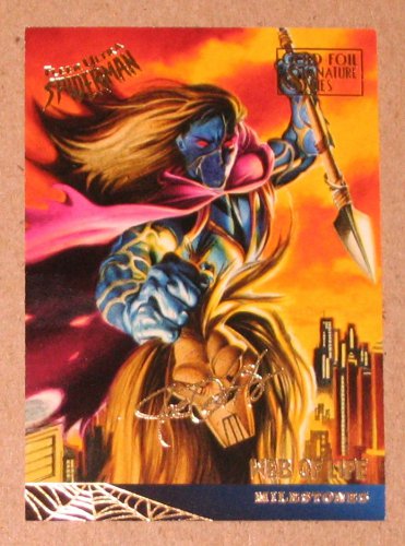 Spider-Man, Fleer Ultra (1995) Gold Foil Signature Card #95- Web of Life EX