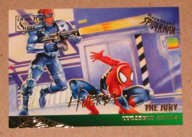 Spider-Man, Fleer Ultra (1995) Gold Foil Signature Card #130- The Jury EX
