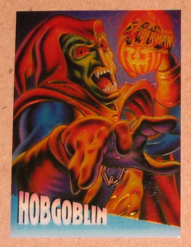 Spider-Man, Fleer Ultra (1995) ClearChrome Card #3- Hobgoblin EX