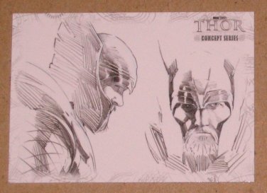 Thor Movie (Upper Deck 2011) Concept Series Card C8 VG