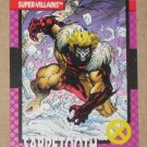 X-Men Series 1 (Impel 1992) Card #52- Sabretooth VG