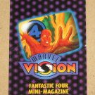 Marvel Vision (Fleer/SkyBox 1996) - Fantastic Four Mini-Magazine VG