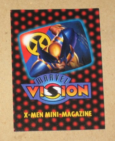 Marvel Vision (Fleer/SkyBox 1996) - X-Men Mini-Magazine VG