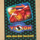 Marvel Vision (Fleer/SkyBox 1996) - Iron Man Mini-Magazine EX